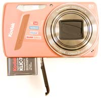 EasyShare M580 Battery Slot